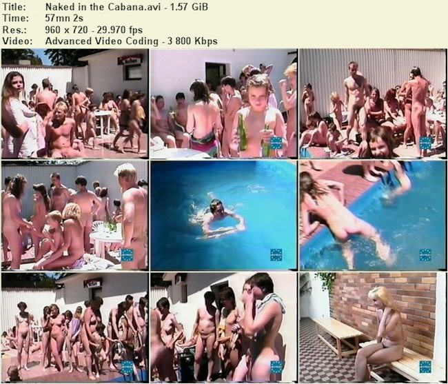 New family nudism video - Naked teen in the cabana