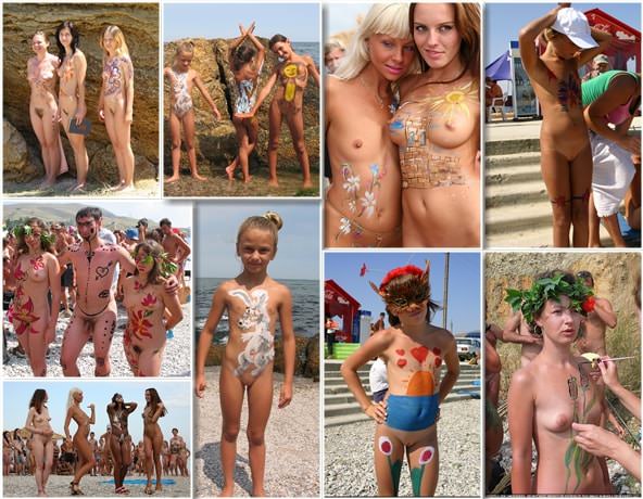 Body paints and colors - Naturism nudism photo PureNudism