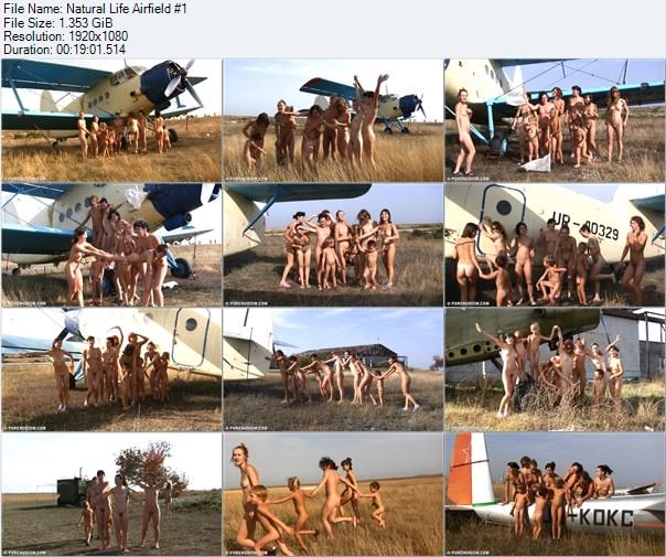 Young and adult nudists video - Natural life airfield vol.1 Young and adult nudists video - Natural life airfield vol.1