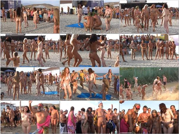 Nudism exhibitionism video - Cool day at the beach Nudism exhibitionism video - Cool day at the beach